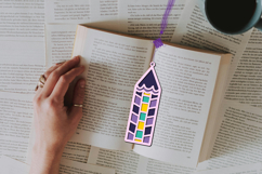 3d layered decorative bookmark SVG-cut file for book lover