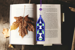 3d layered decorative bookmark SVG-cut file for book lover