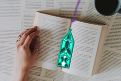 3d layered decorative bookmark SVG-cut file for book lover