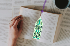 3d layered decorative bookmark SVG-cut file for book lover