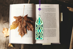3d layered decorative bookmark SVG-cut file for book lover