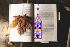 3d layered decorative bookmark SVG-cut file for book lover