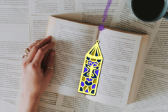 3d layered decorative bookmark SVG-cut file for book lover