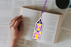 3d layered decorative bookmark SVG-cut file for book lover