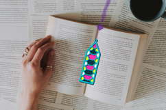 3d layered decorative bookmark SVG-cut file for book lover