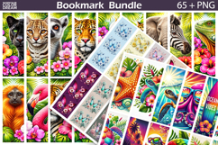 Tropical Animals Bookmark Bundle | Butterfly Bookmark Bundle Product Image 1