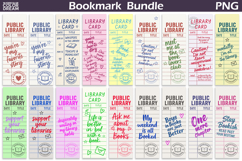 Library Card Bookmarks Bundle | Book Lover Bookmark Product Image 4