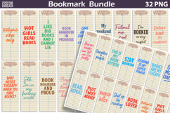 Funny Library Card Bookmarks Bundle | Reading Sublimation Product Image 1