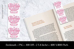 The Red Hearts Love Bookmark Sublimation Design PNG Product Image 1