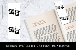 Retro Future Bookmark Sublimation design Product Image 1