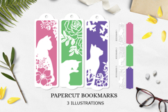 BUNDLE cat bookmark paper cut/ BUNDLE Cat Bookmark Product Image 4
