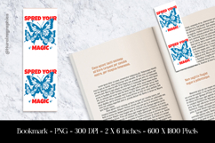 Speed Your Magic Bookmark Sublimation Design PNG Product Image 1