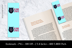 Alpha Spirit Bookmark Sublimation Design PNG Product Image 1