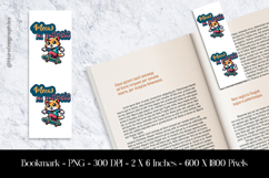 Meow Al Wheels Bookmark Sublimation Design PNG Product Image 1