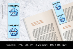 Morning Vibes Bookmark Sublimation Design PNG Product Image 1