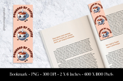 Powered By Coffee Bookmark Sublimation Design PNG Product Image 1