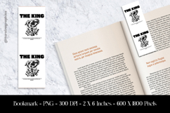 The King Bookmark Sublimation Design PNG Product Image 1