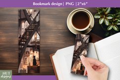Black cat in flat printable, Cat bookmark for cat lover Product Image 1