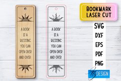 Bookmark Laser Cut SVG | Bookmark Template | Cut and Engrave Product Image 1