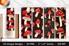 Red Mushroom Bookmark | Bookmark Sublimation Product Image 1