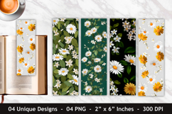 Daisy Flower &amp; Jasmine Flower Bookmark Product Image 1