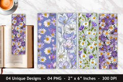 Daisy Flower &amp; Crocus Flower Bookmark Product Image 1