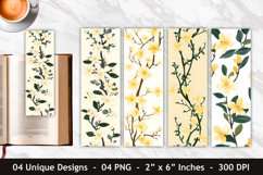 Wild Jasmine Flower Bookmark | Bookmark Sublimation Product Image 1