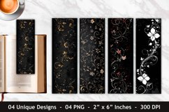 Floral bookmark | Bookmark Sublimation Product Image 1
