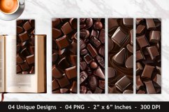 Dark Chocolate Bookmark | Bookmark Sublimation Product Image 1