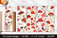 Red Mushroom Bookmark | Bookmark Sublimation Product Image 1