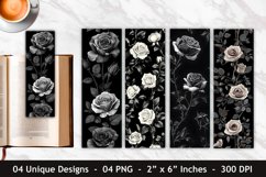 Vintage Rose Bookmark | Bookmark Sublimation Product Image 1
