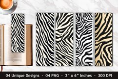 Zebra Skin Print Bookmark | Bookmark Sublimation Product Image 1