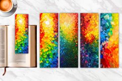 Abstract Rainbow Bookmark | Bookmark Sublimation Product Image 1