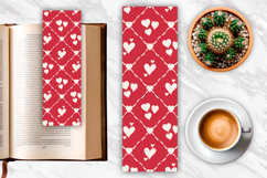 Heart Pattern bookmark | Bookmark Sublimation Product Image 1