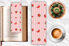 Watermelon Pattern Bookmark | Bookmark Sublimation Product Image 1