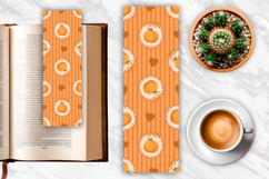 Peach Coquette Heart Bookmark | Bookmark Sublimation Product Image 1