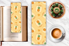 Pineapple Coquette Heart Bookmark | Bookmark Sublimation Product Image 1