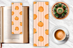 Peach Pattern Bookmark | Bookmark Sublimation Product Image 1