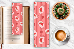 Watermelon Coquette Heart Bookmark | Bookmark Sublimation Product Image 1