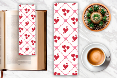 Heart Pattern bookmark | Bookmark Sublimation Product Image 1