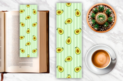 Avocado Pattern Bookmark | Bookmark Sublimation Product Image 1