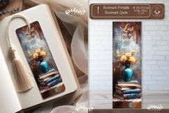 Vintage Bookmark quote printable retro bookmark png Product Image 1