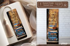 Vintage Bookmark quote printable retro bookmark png Product Image 1