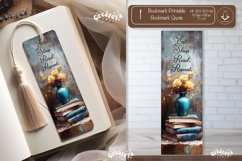 Vintage Bookmark quote printable retro bookmark png Product Image 1