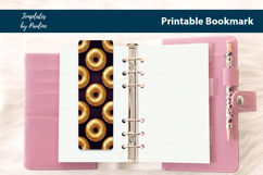 Donut Bookmark Printable for Book Club, Cute Reader Bookmark Product Image 3
