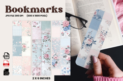 Flower Bookmark Design Printable Border Flower Pen Wrap_142 Product Image 1