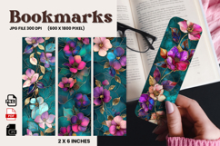 Flower Bookmark Design Printable Border Flower Pen Wrap_166 Product Image 1