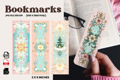 Flower Bookmark Design Printable Border Flower Pen Wrap_171 Product Image 1