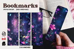 Flower Bookmark Design Printable Border Flower Pen Wrap_195 Product Image 1