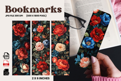 Flower Bookmark Design Printable Border Flower Pen Wrap_196 Product Image 1